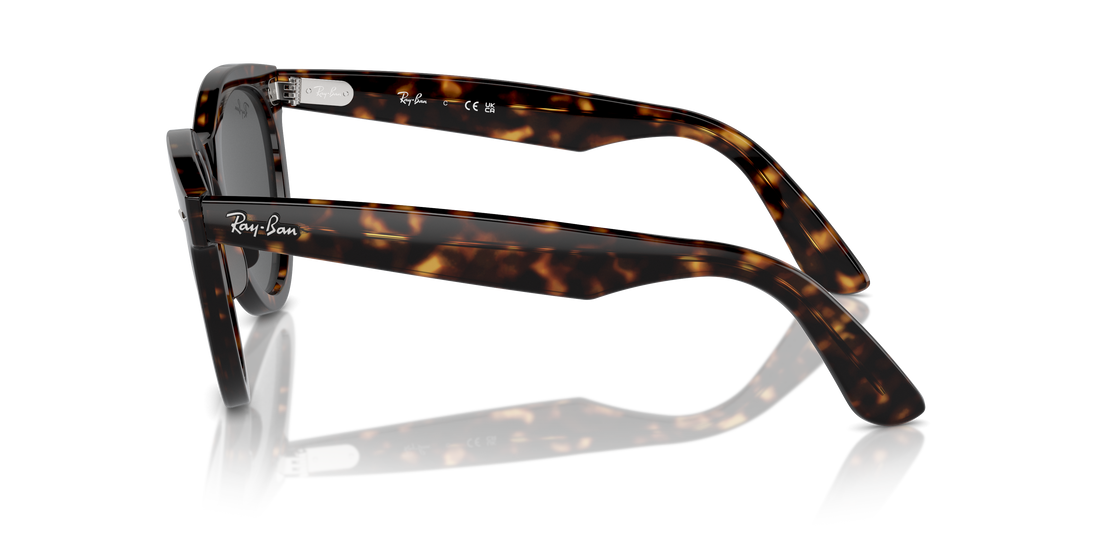 Óculos de sol ray-ban rb2241 wayfarer way 902/b1 havana round unisex tamanho 51mm - Vista de detalhe