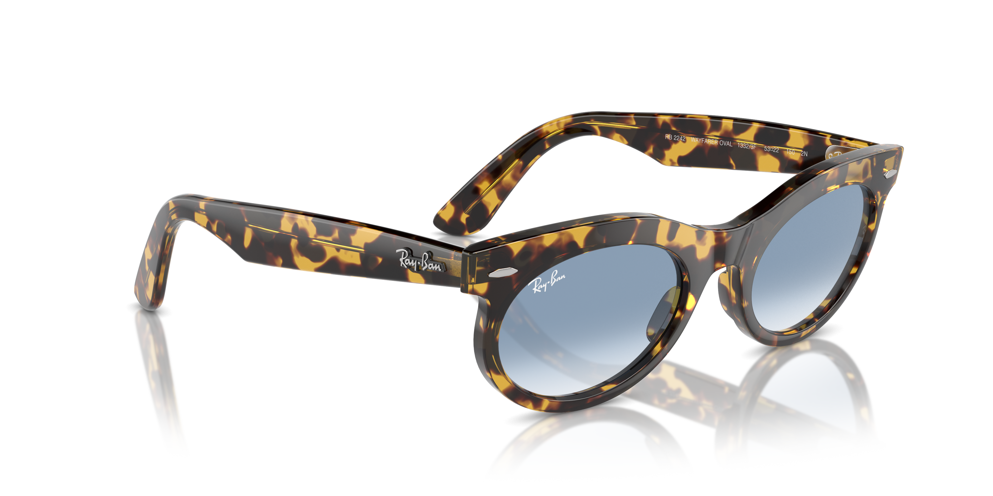 RAY-BAN RB2242 WAYFARER OVAL 13323F 53