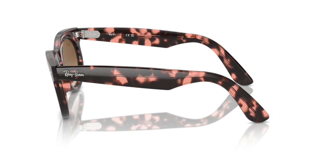 Lunettes de soleil ray-ban rb2242 wayfarer oval 133451 rosa oval unisex taille 53mm - Vue détaillée