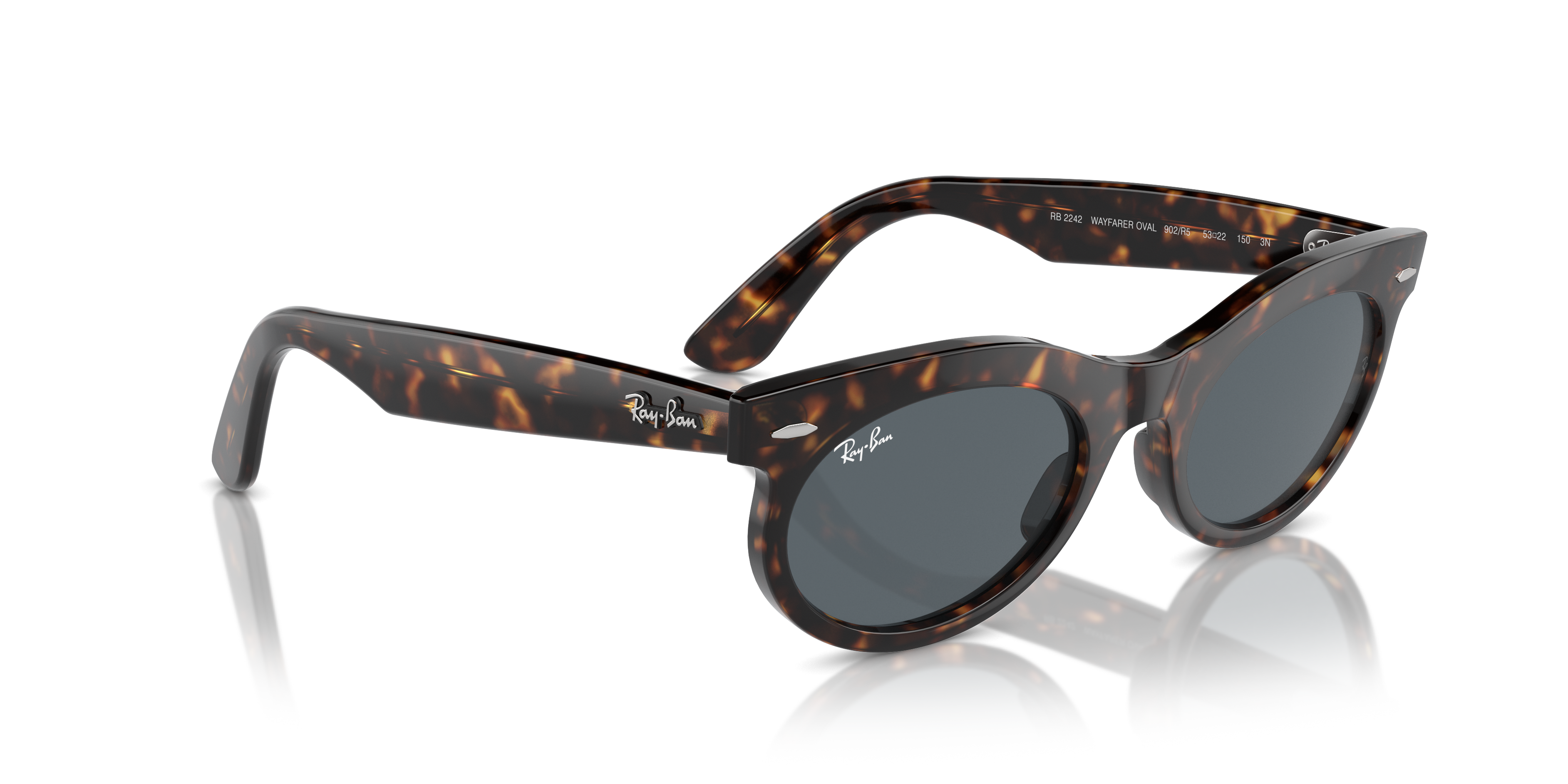 RAY-BAN RB2242 WAYFARER OVAL 902/R5 53