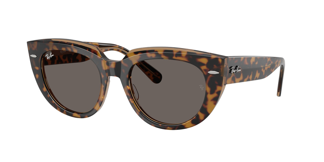 Óculos de sol ray-ban rb2286 doreen 1292b1 oro square femenina tamanho 49mm - Vista principal