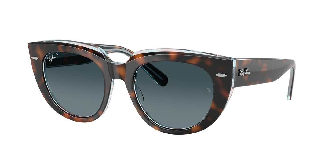 Óculos de sol ray-ban rb2286 doreen 1413s3 habana square femenina tamanho 52mm - Vista principal