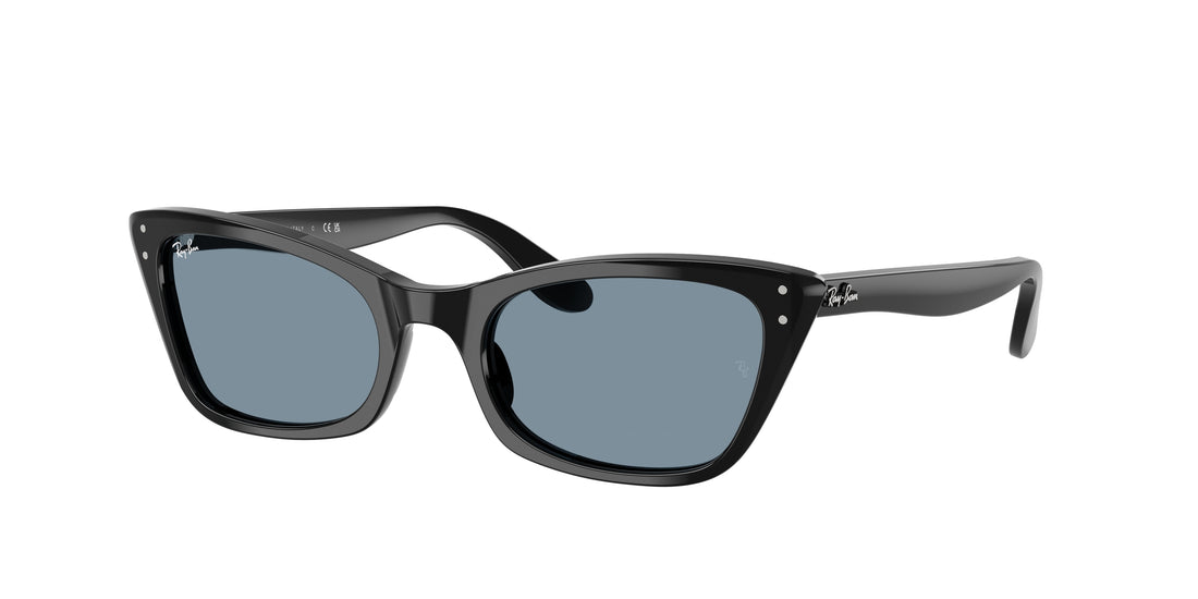 Óculos de sol ray-ban rb2299 lady burbank 901/r5 negro cat eye femenino tamanho 52mm - Vista principal