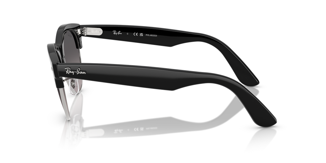 Óculos de sol ray-ban rb2341 clubmaster way 1354m3 negro square unisex tamanho 54mm - Vista de detalhe