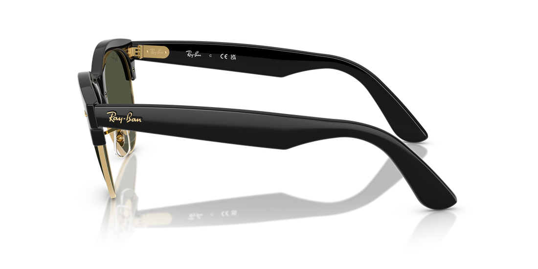 Óculos de sol ray-ban rb2341 clubmaster way 901/31 negro square unisex tamanho 51mm - Vista de detalhe