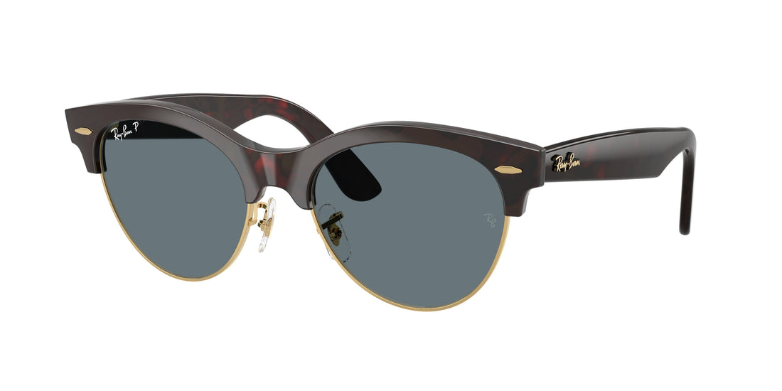 Óculos de sol ray-ban rb2341 clubmaster way 990/3r havana square unisex tamanho 54mm - Vista principal