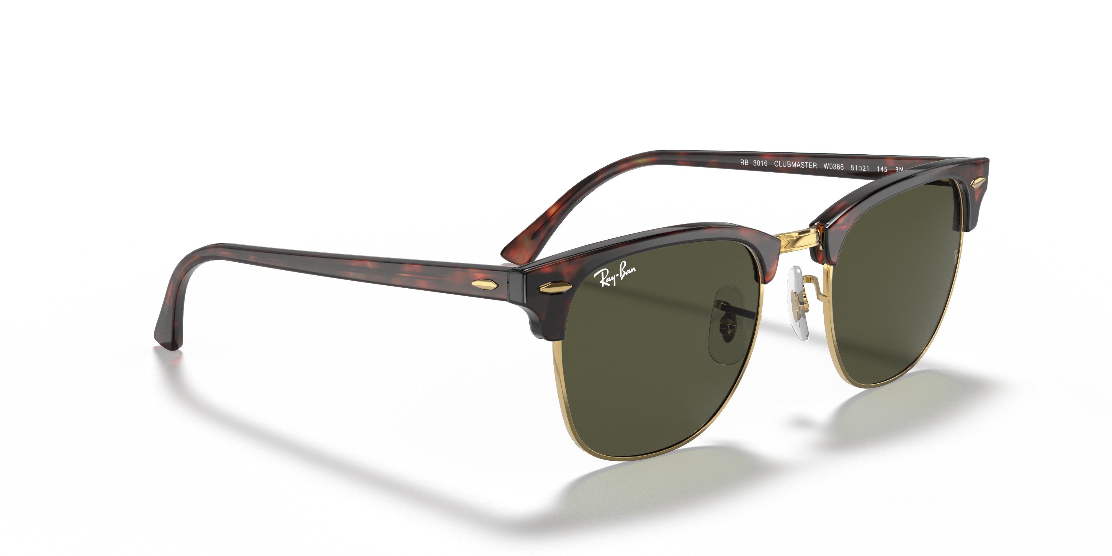 RAY-BAN RB3016 CLUBMASTER W0366 55