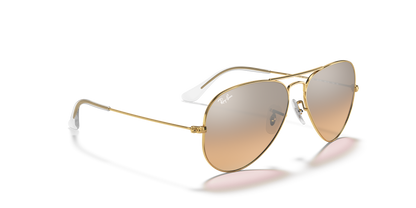 Ray-ban rb3025 aviatore grande metallo 001/3e 62