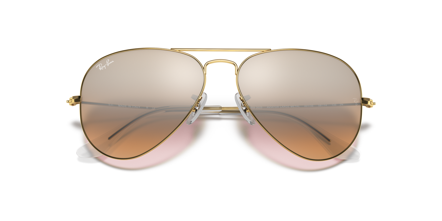 Ray-ban rb3025 aviatore grande metallo 001/3e 62