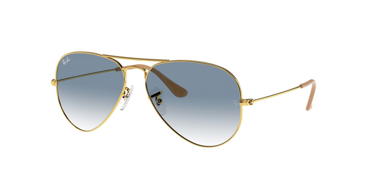 Ray-ban rb3025 aviatore grande metallo 001/3f 62