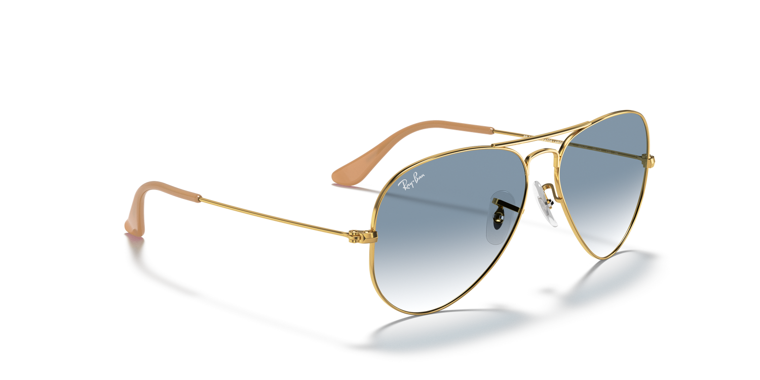 Ray-ban rb3025 aviatore grande metallo 001/3f 62