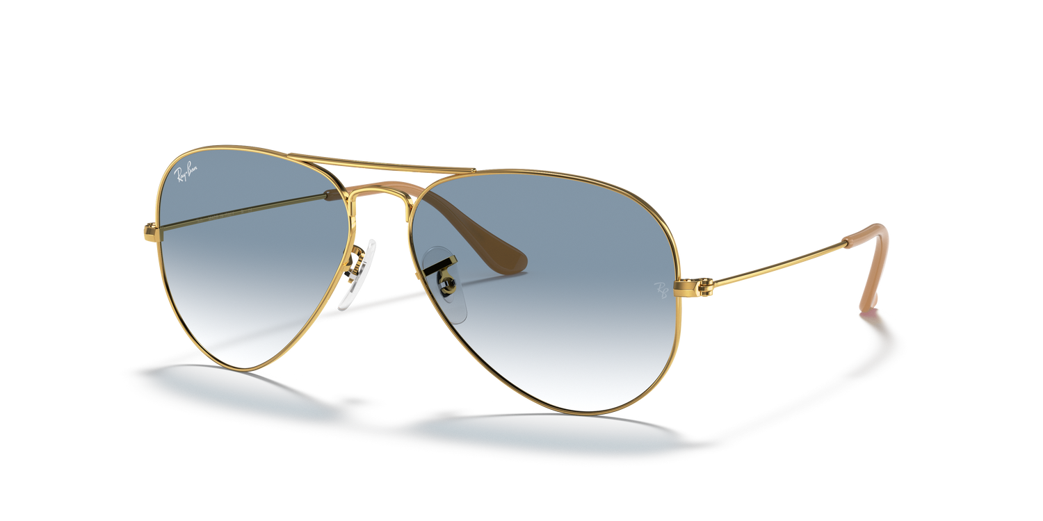 Ray-ban rb3025 aviatore grande metallo 001/3f 62