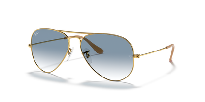 Ray-ban rb3025 aviatore grande metallo 001/3f 62