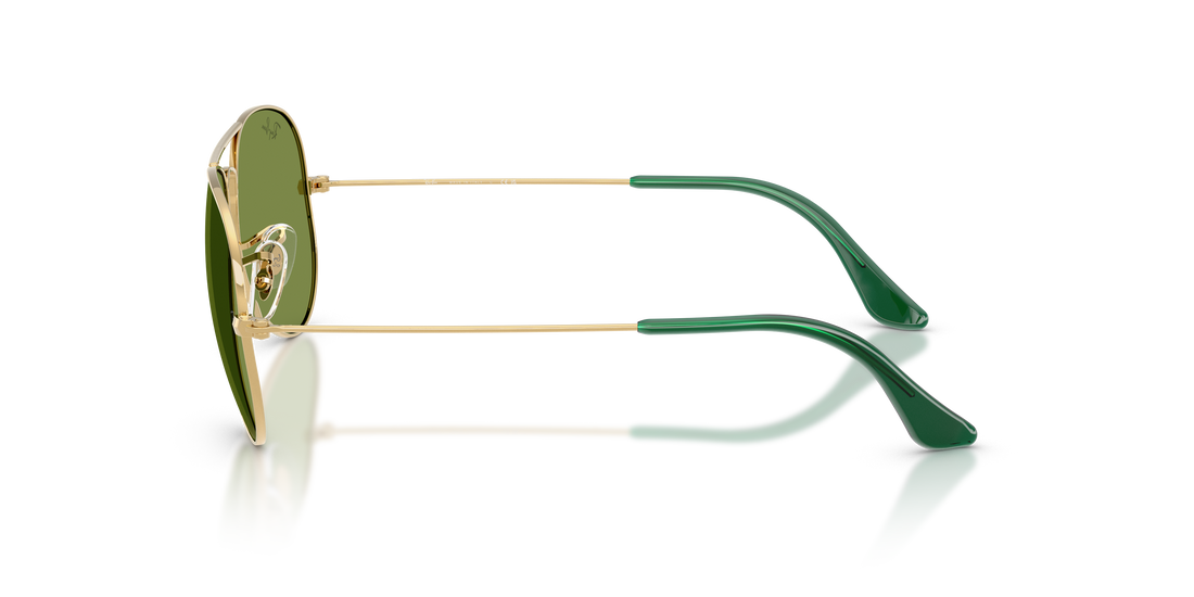 Óculos de sol ray-ban rb3025 aviator 001/4e dorado pilot unisex tamanho 62mm - Vista de detalhe