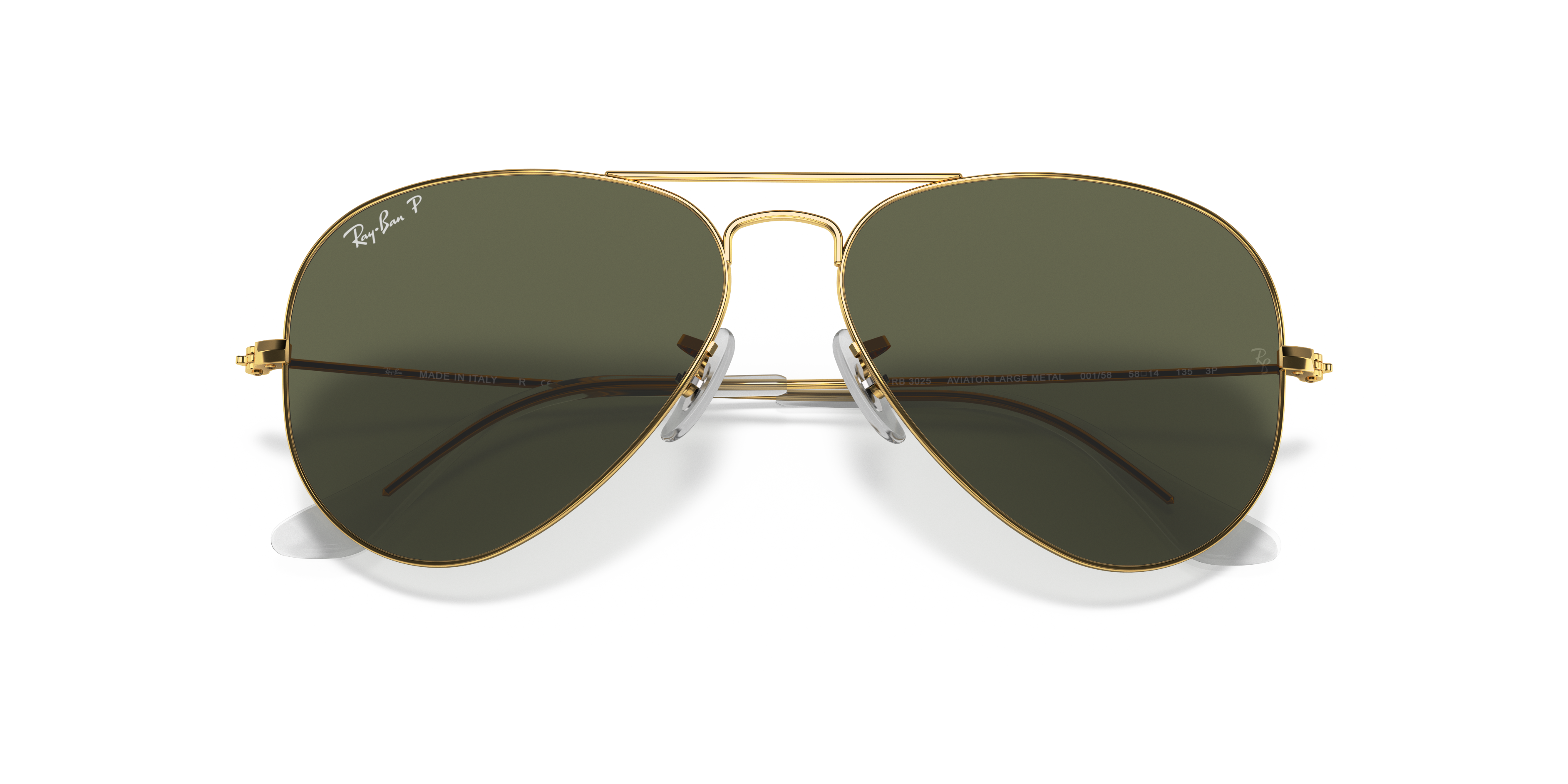 Ray-ban rb3025 aviatore grande metallo 001/58 58