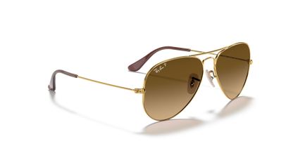 Ray-ban rb3025 aviatore grande metallo 001/m2 58