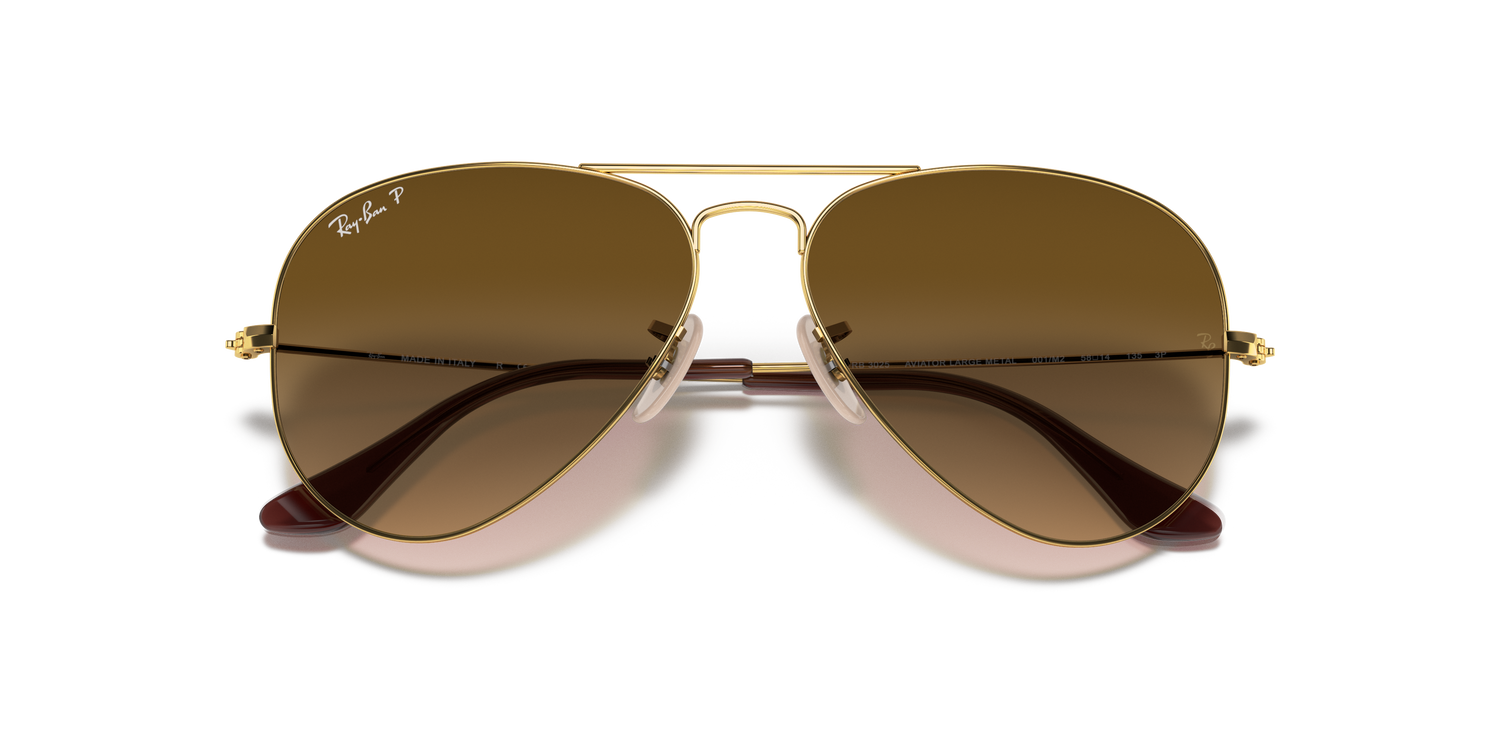 Ray-ban rb3025 aviatore grande metallo 001/m2 58