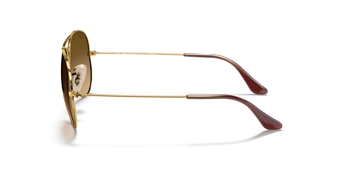 Lunettes de soleil ray-ban rb3025 aviator large metal 001 / m2 . taille 58mm - Vue détaillée