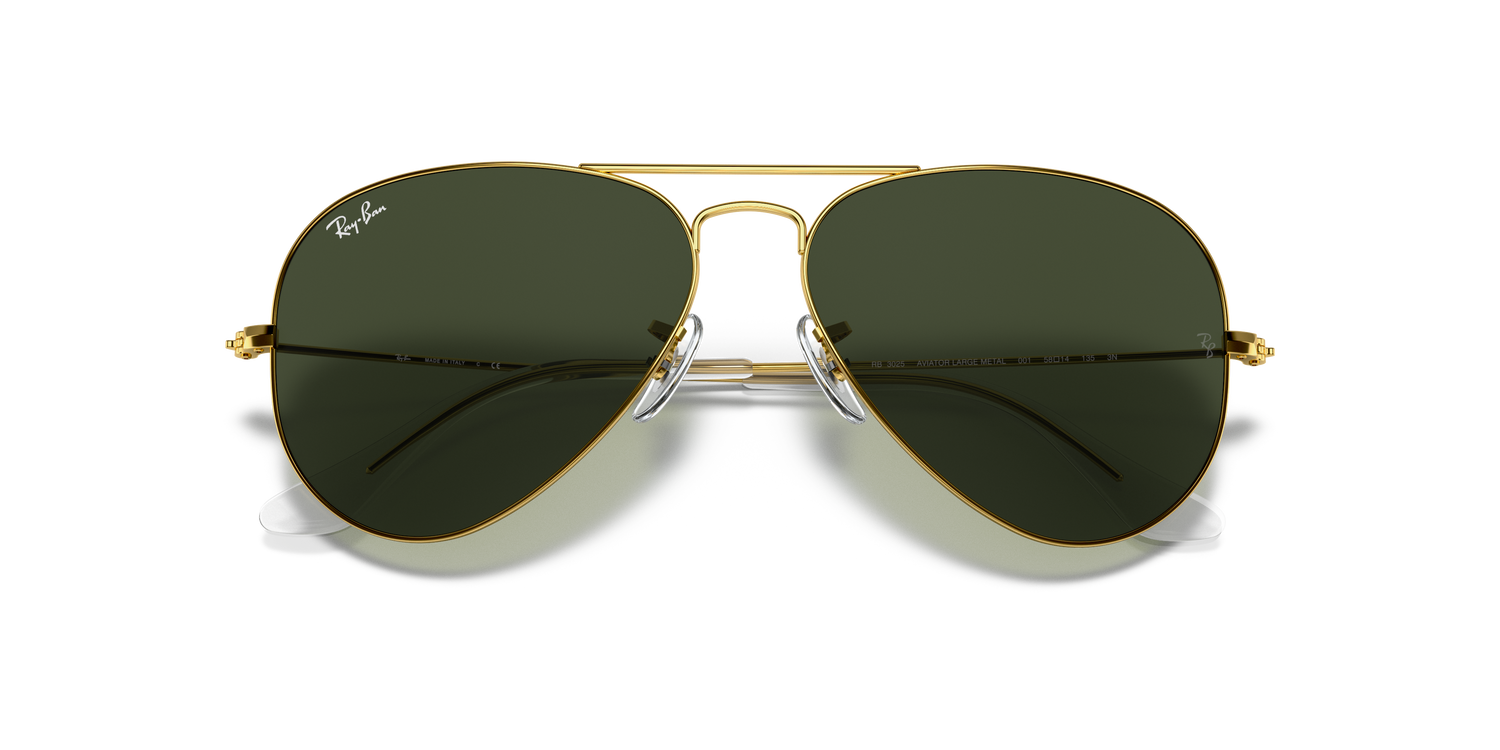 Ray-ban rb3025 aviatore grande metallo 001 62
