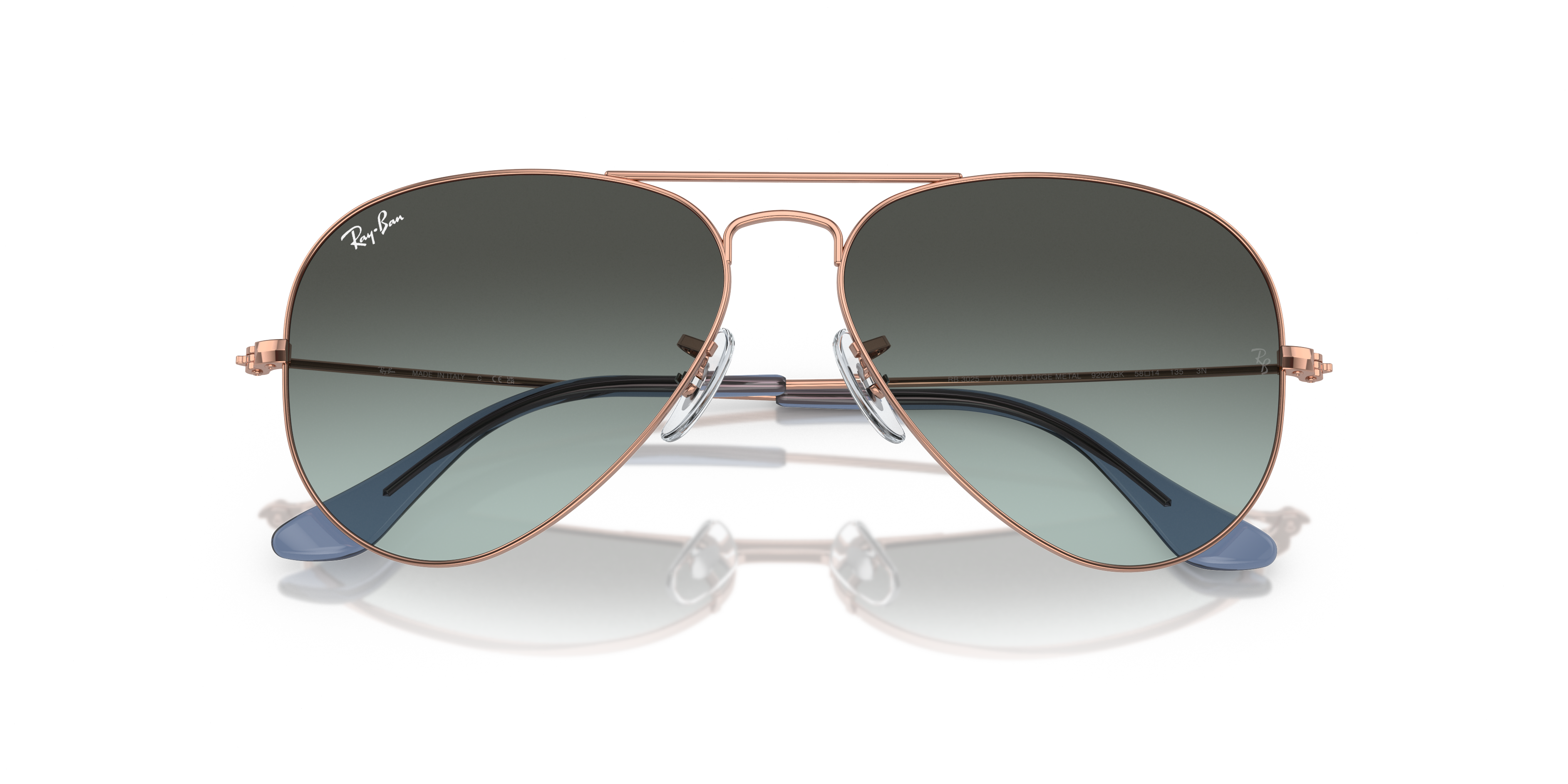 RAY-BAN RB3025 AVIATOR LARGE METAL 9202GK 58