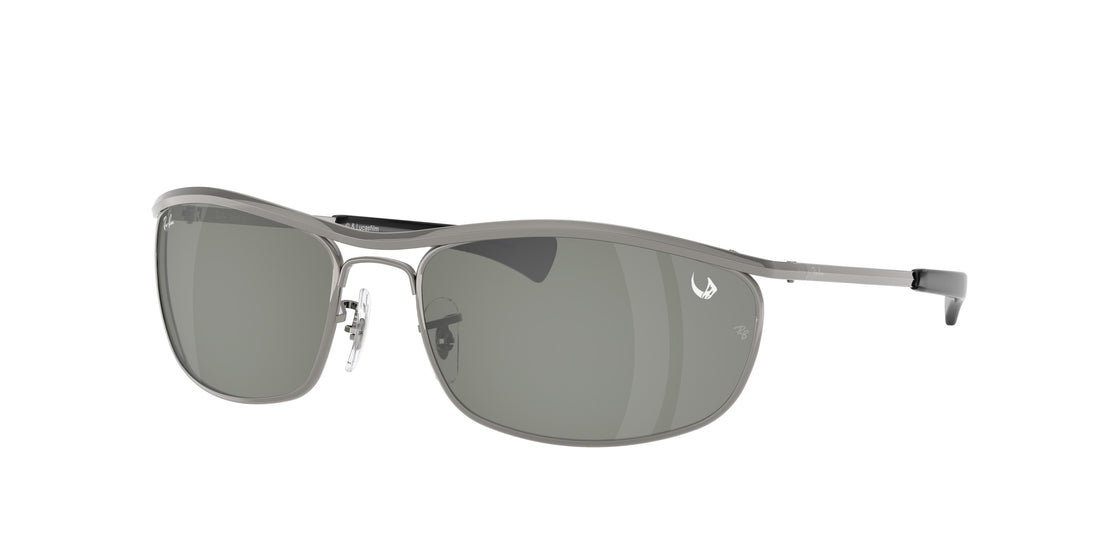 Occhiali da sole ray-ban rb3119m olympian i deluxe 928040 gris oval unisex taglia 62mm - Vista principale