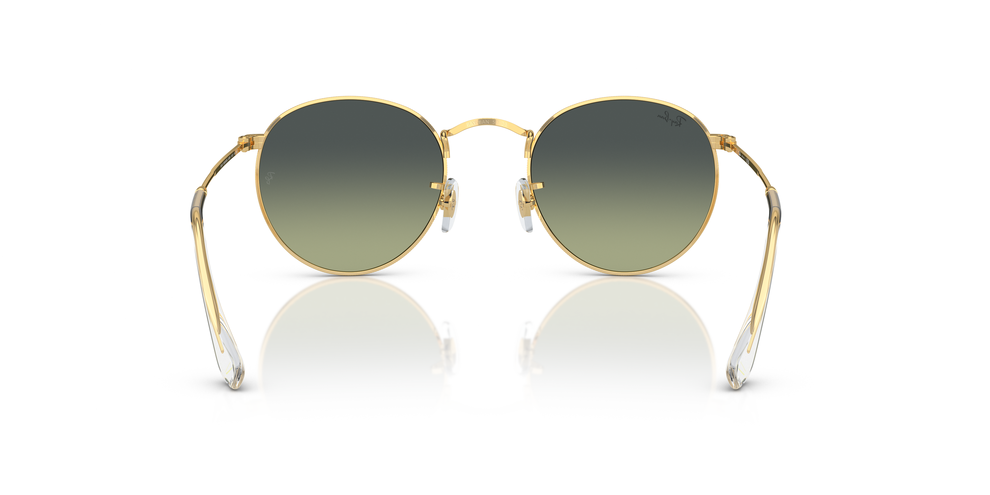 RAY-BAN RB3447 ROUND METAL 001/BH 50
