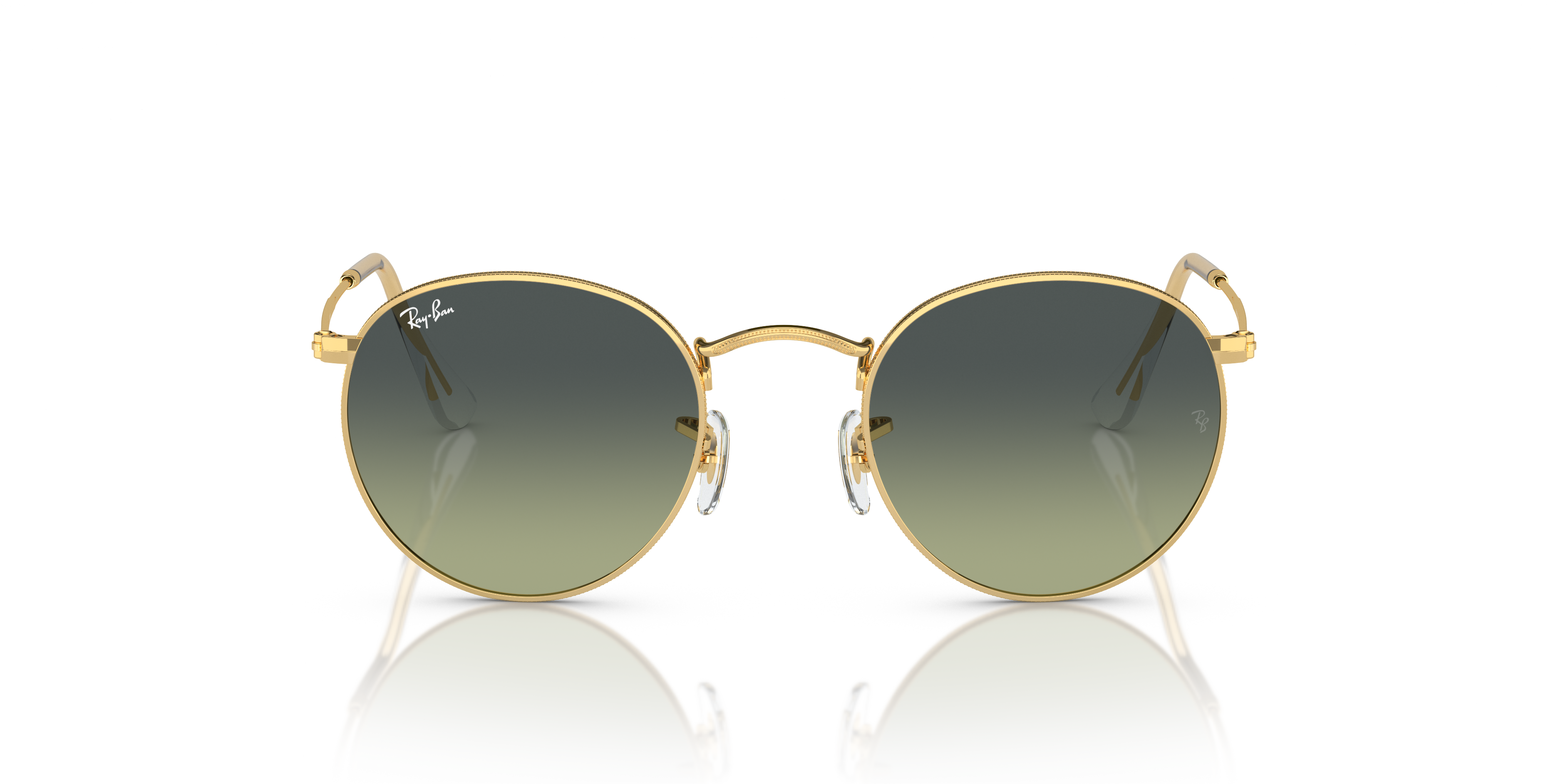 RAY-BAN RB3447 ROUND METAL 001/BH 50