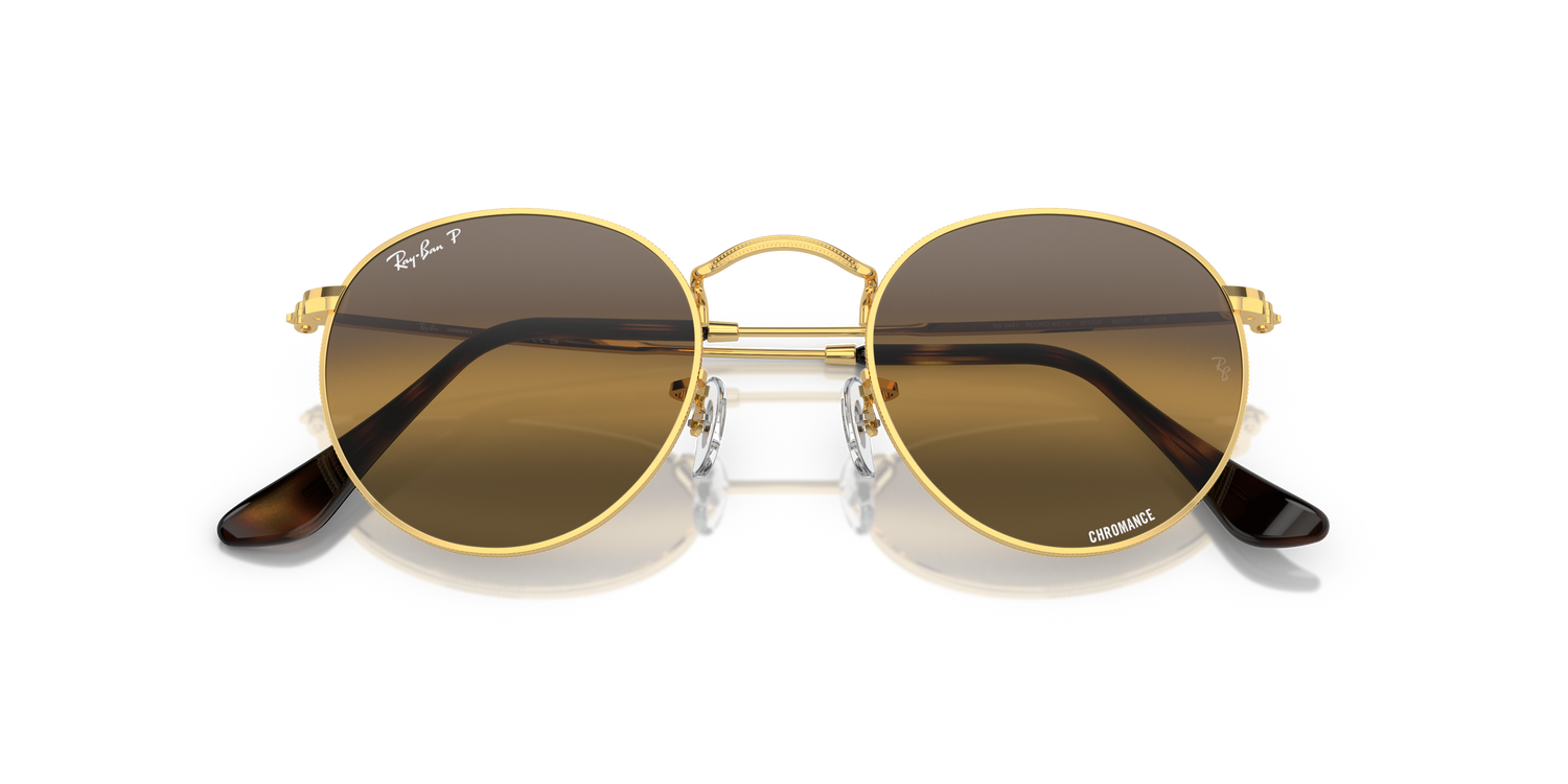 RAY-BAN RB3447 ROUND METAL 001/G5 53