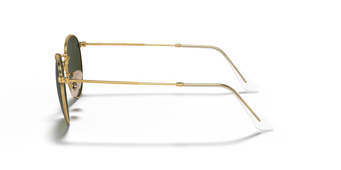 Óculos de sol ray-ban rb3447 round metal 001 masculino tamanho 53mm - Vista de detalhe