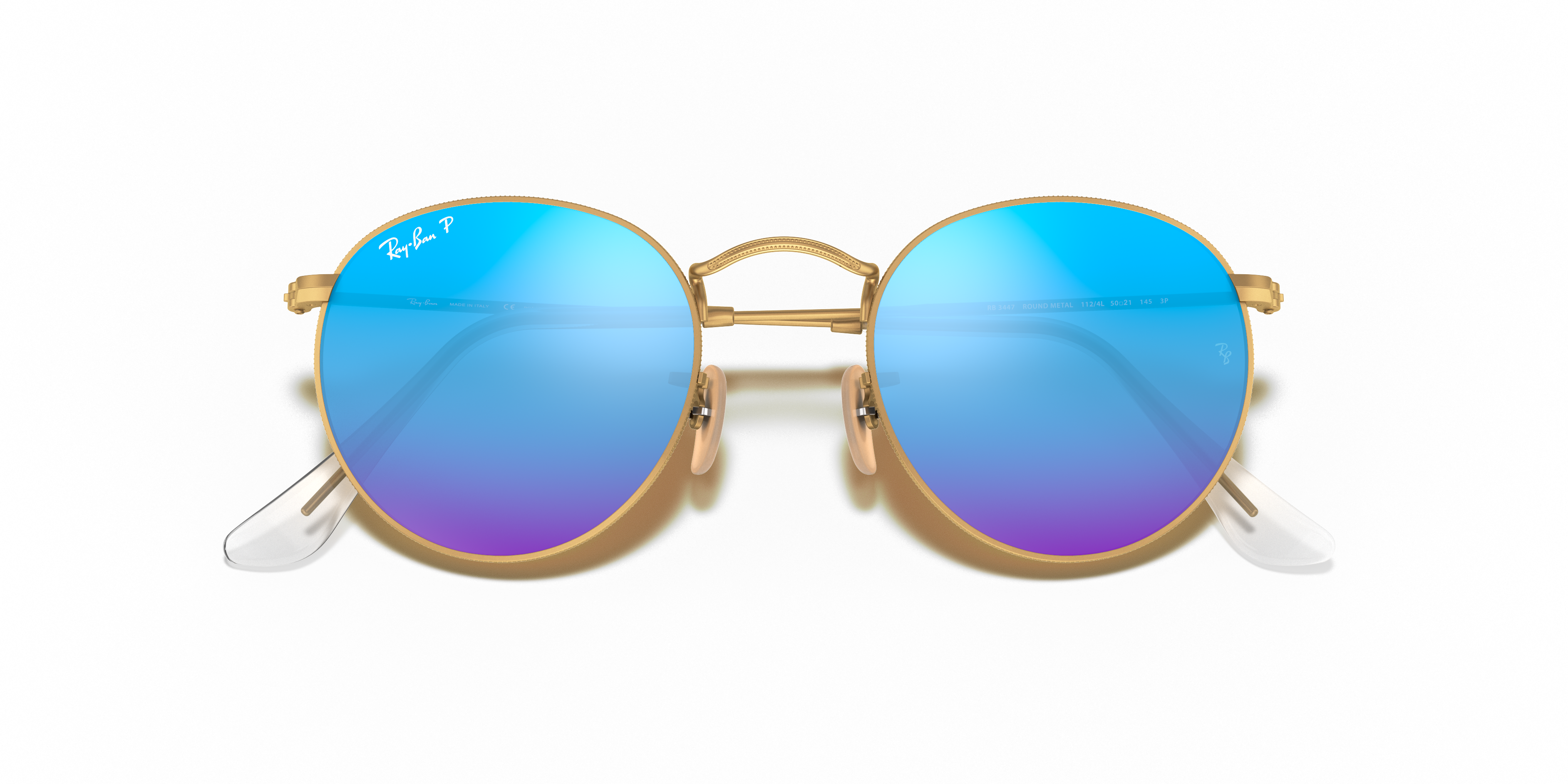 RAY-BAN RB3447 ROUND METAL 112/4L 50