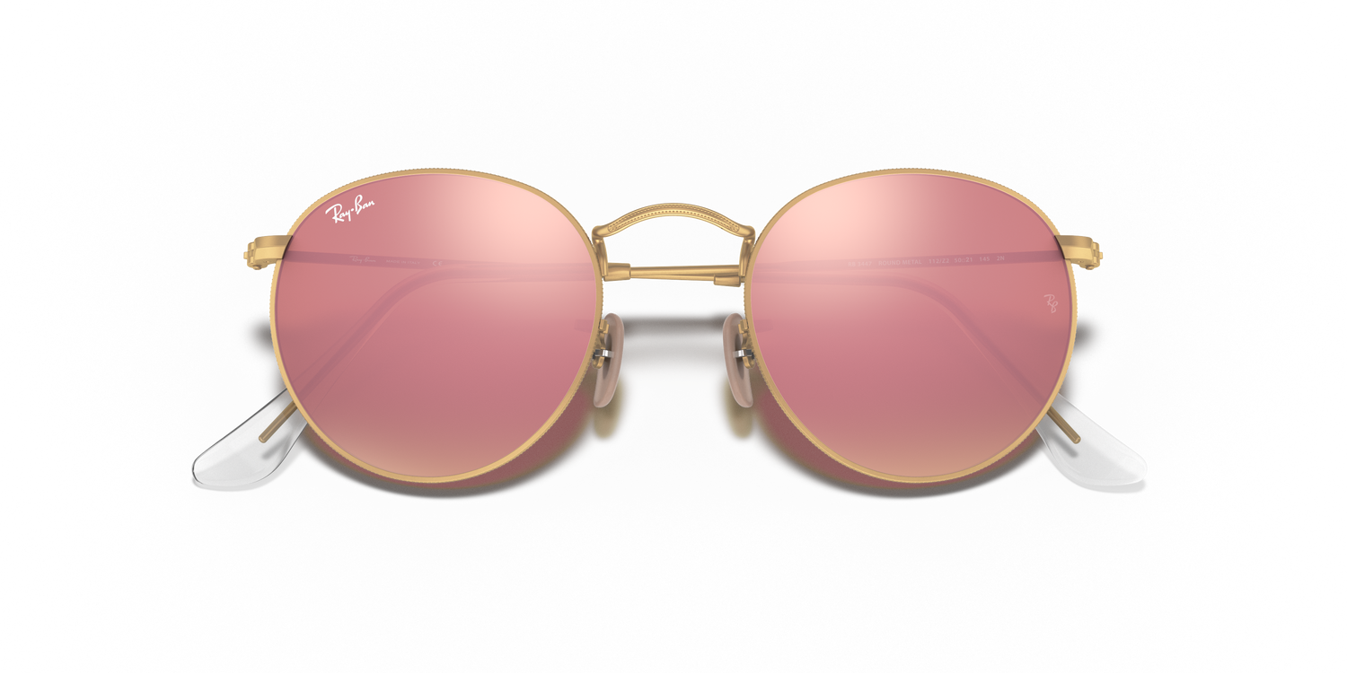 RAY-BAN RB3447 ROUND METAL 112/Z2 53