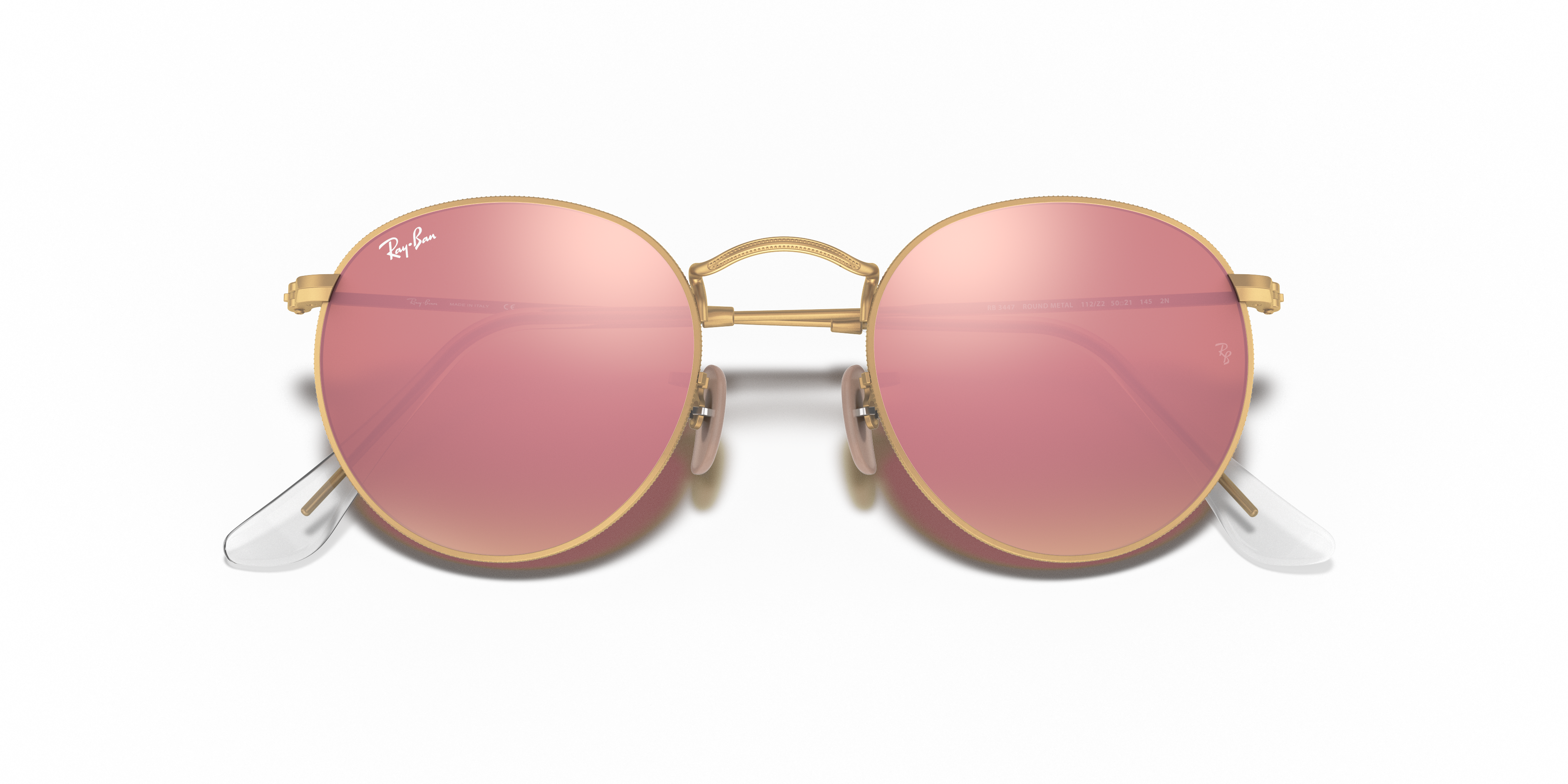 RAY-BAN RB3447 ROUND METAL 112/Z2 53