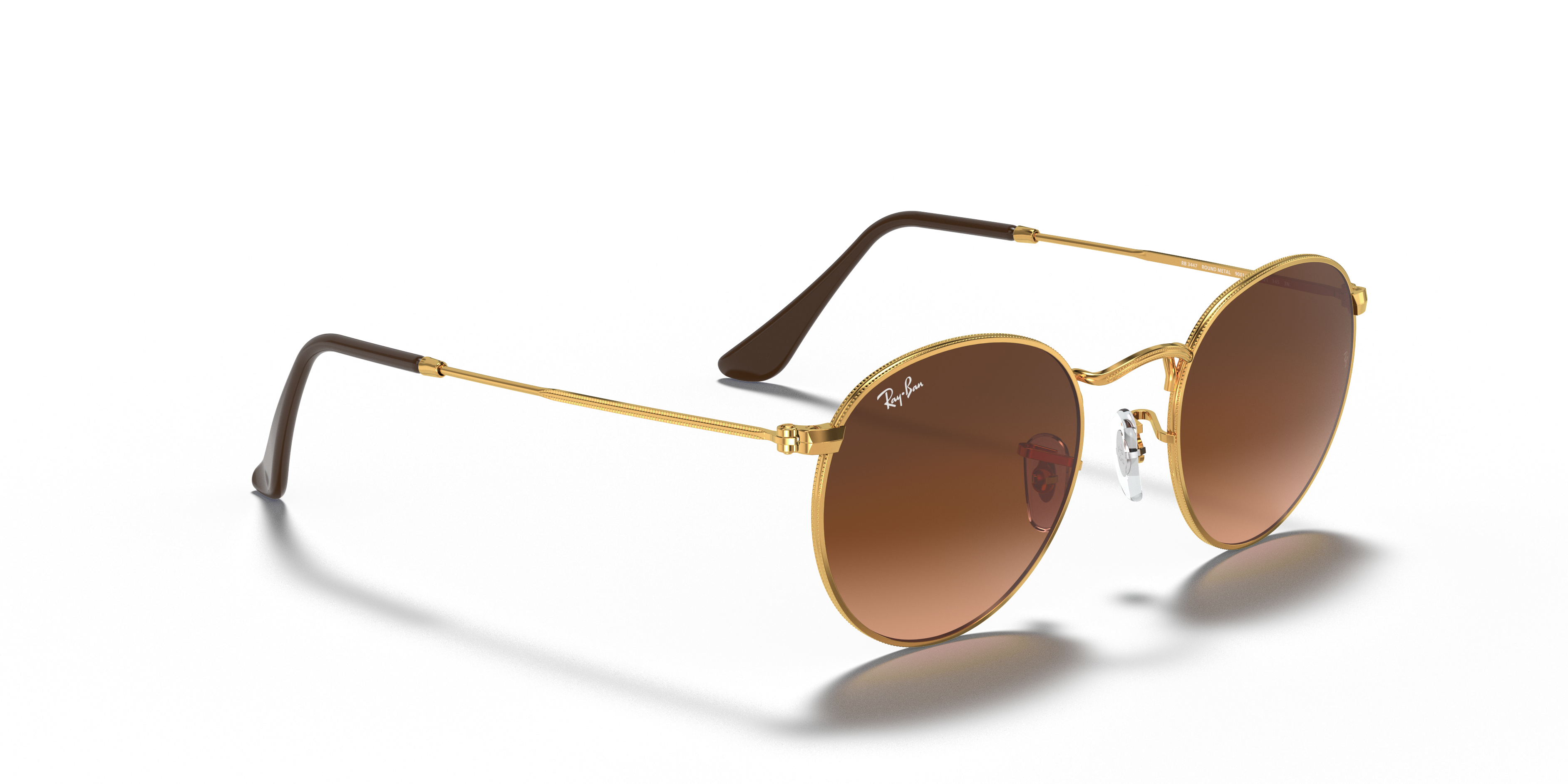 RAY-BAN RB3447 ROUND METAL 9001A5 47