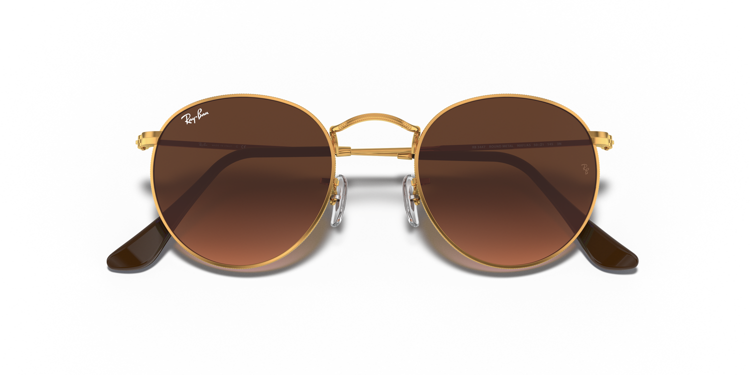 RAY-BAN RB3447 ROUND METAL 9001A5 50