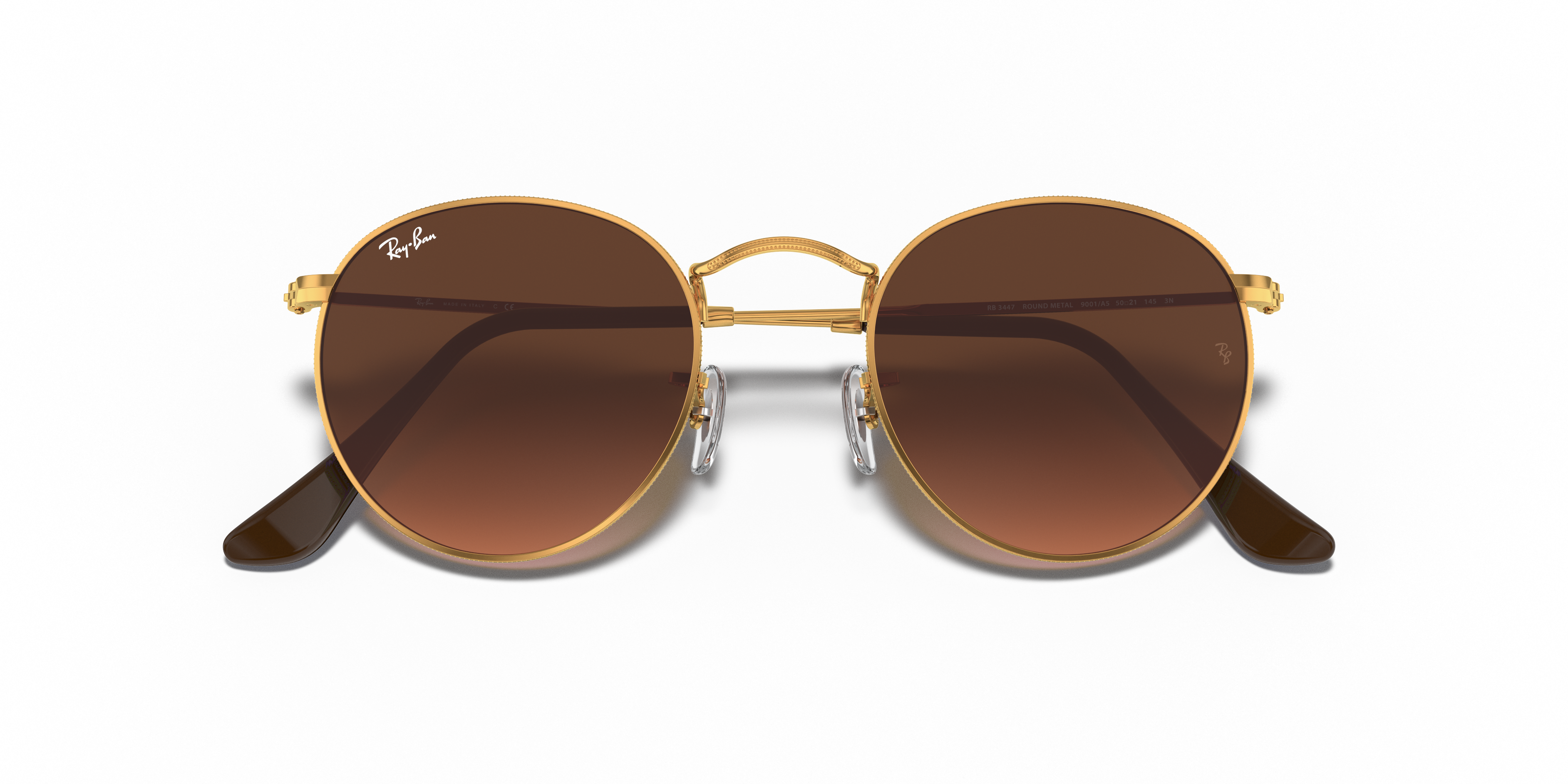 RAY-BAN RB3447 ROUND METAL 9001A5 50