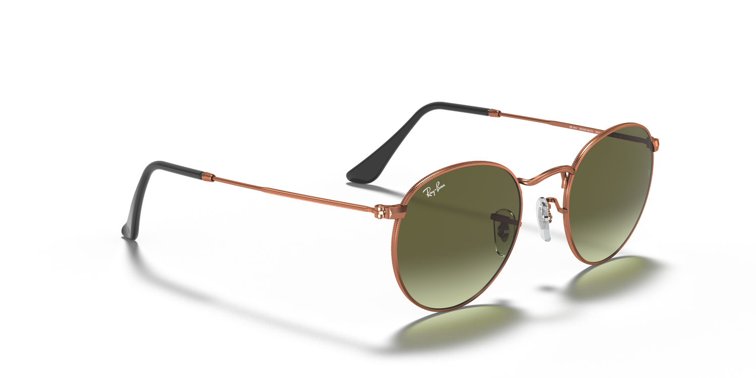 RAY-BAN RB3447 ROUND METAL 9002A6 53