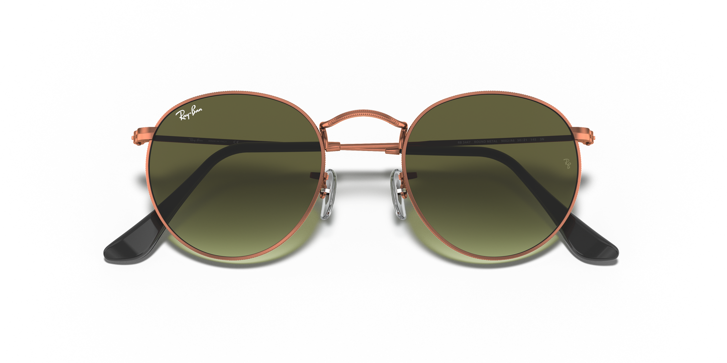 RAY-BAN RB3447 ROUND METAL 9002A6 53