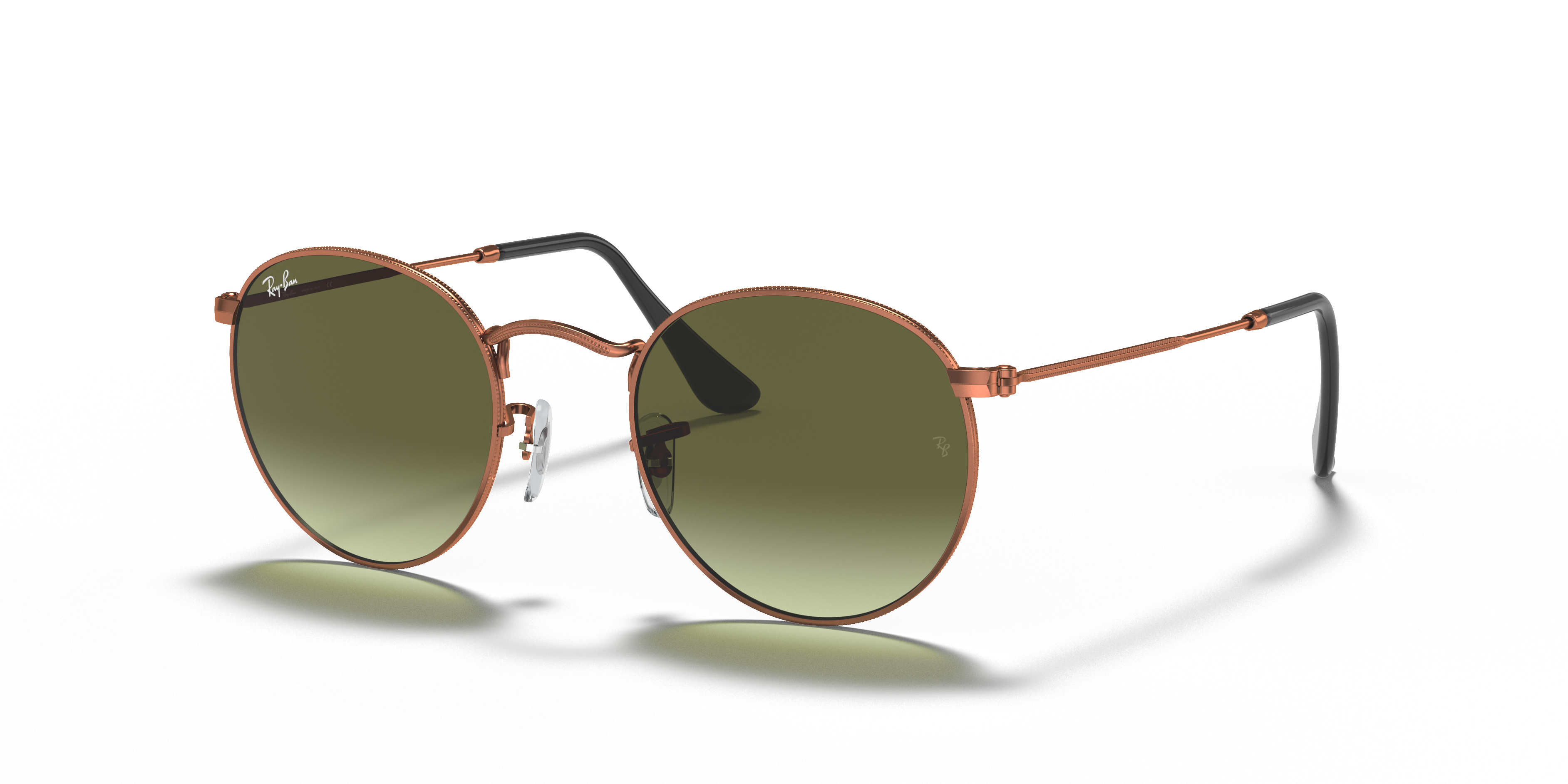 RAY-BAN RB3447 ROUND METAL 9002A6 53