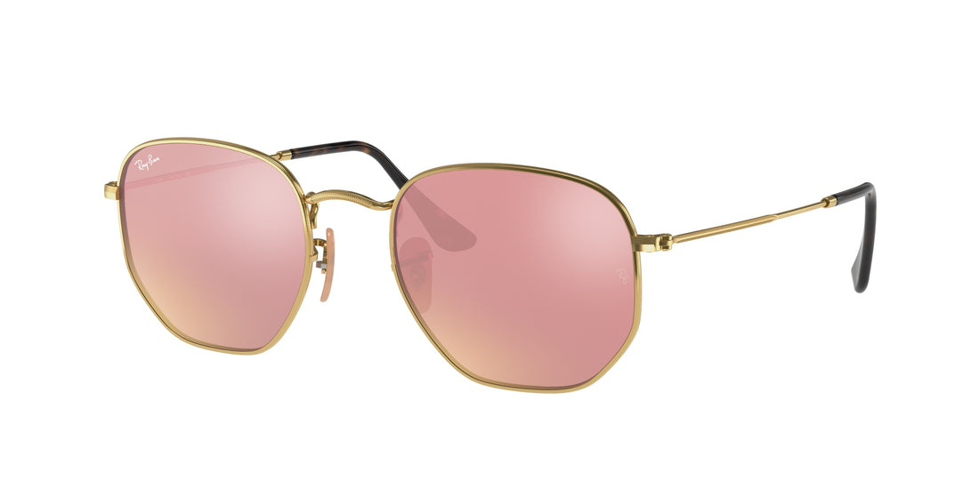 Óculos de sol ray-ban rb3548n hexagonal 001/z2 unisex tamanho 48mm - Vista principal