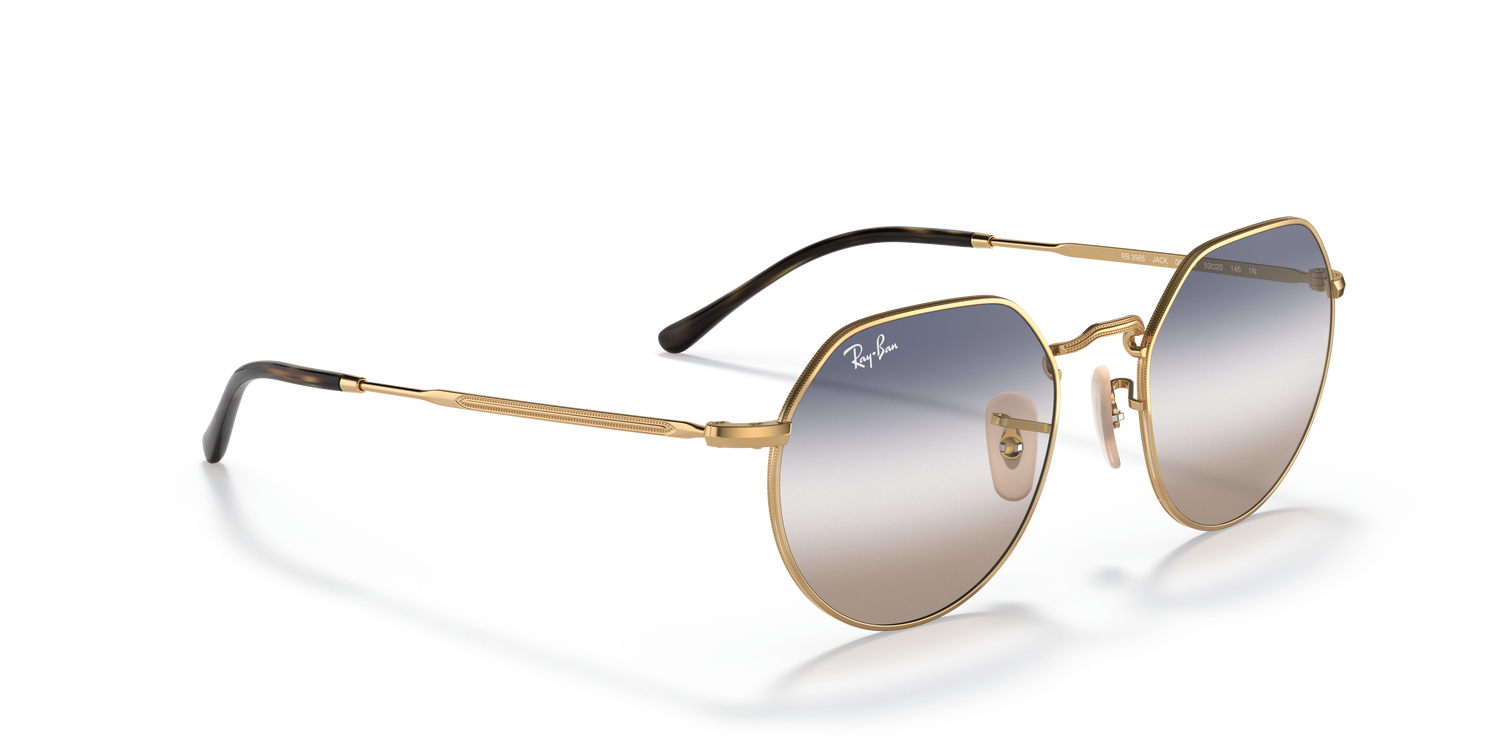 RAY-BAN RB3565 JACK 001/GD 53