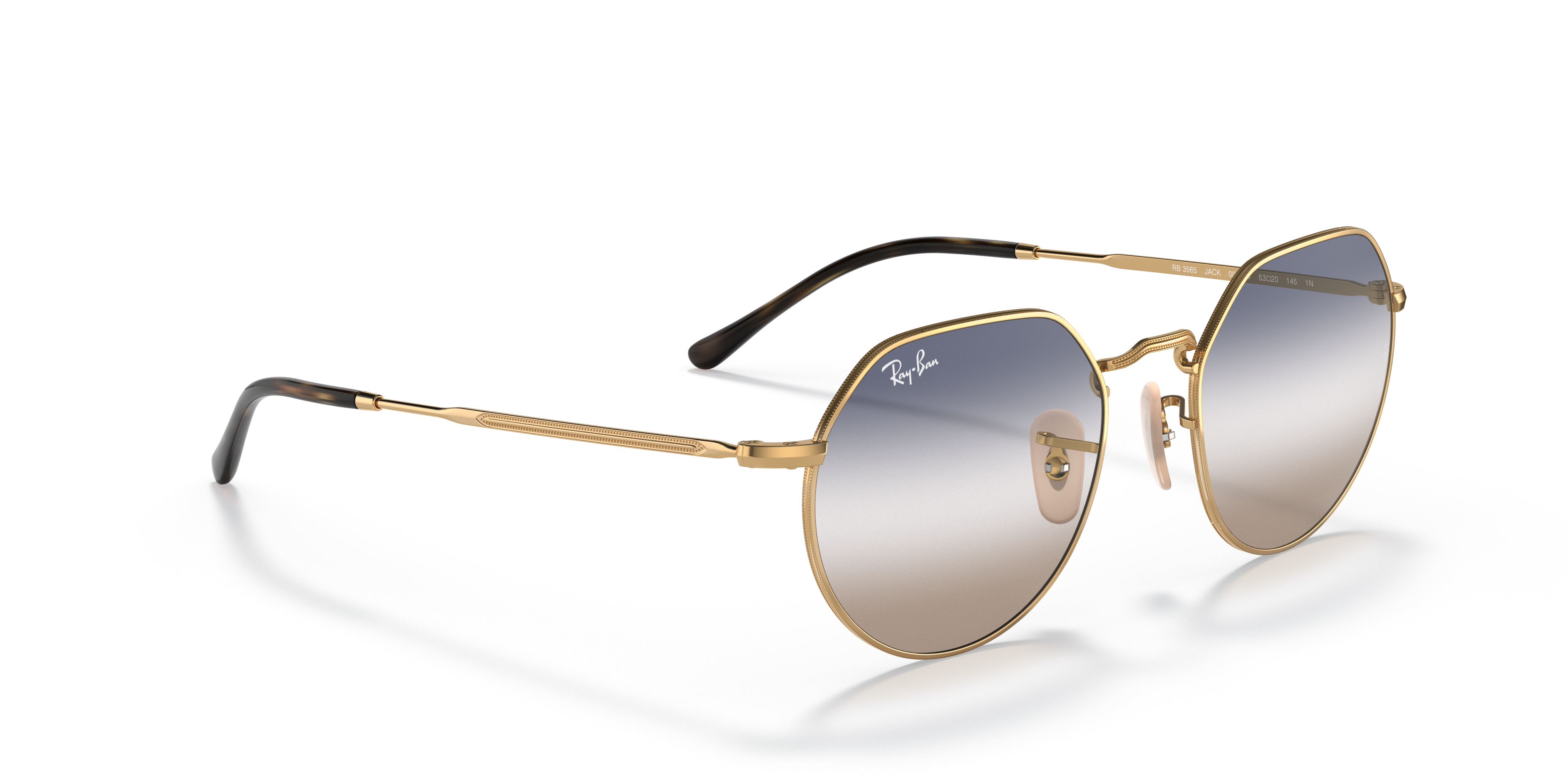 RAY-BAN RB3565 JACK 001/GD 53