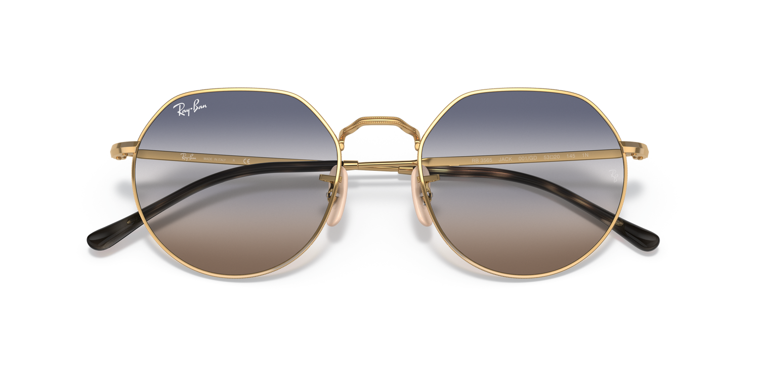 RAY-BAN RB3565 JACK 001/GD 53