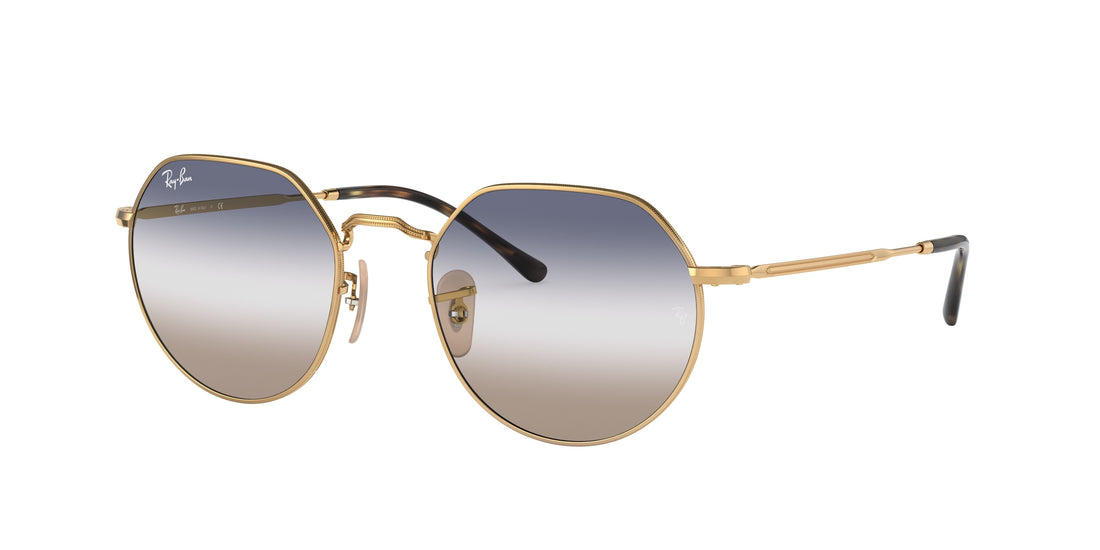 Óculos de sol ray-ban rb3565 jack 001/gd unisex tamanho 53mm - Vista principal