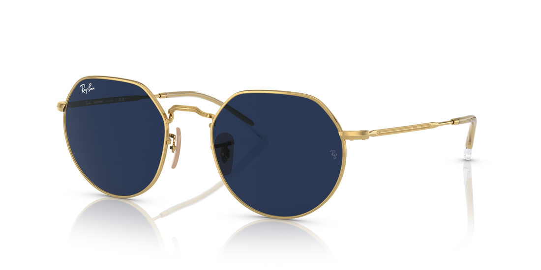 Óculos de sol ray-ban rb3565 jack 001/gg unisex tamanho 53mm - Vista de detalhe