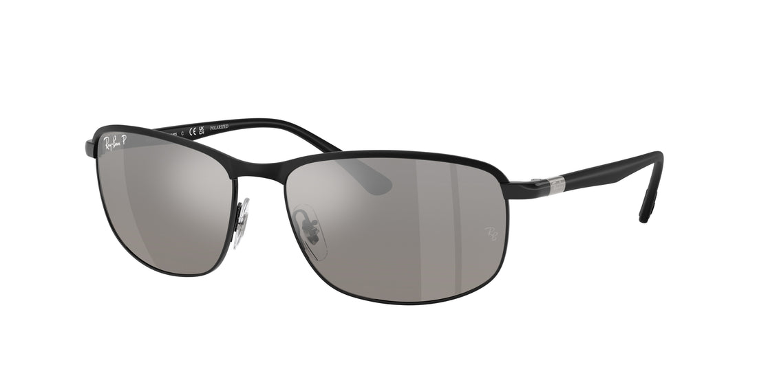 Óculos de sol ray-ban rb3671ch chromance 186/5j negro pillow unisex tamanho 60mm - Vista principal