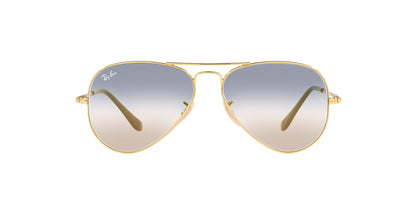 RAY-BAN RB3689 AVIATOR METAL II 001/GD 62