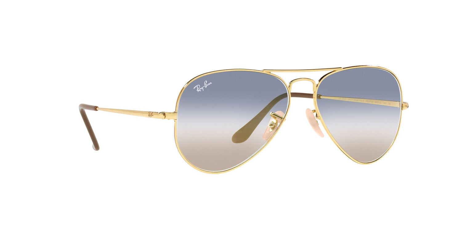 RAY-BAN RB3689 AVIATOR METAL II 001/GD 62