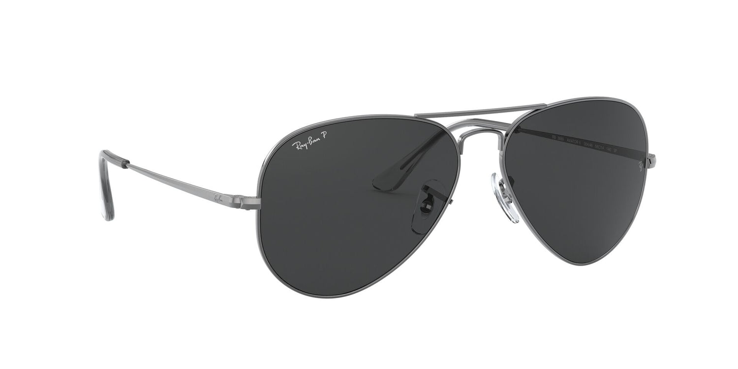 RAY-BAN RB3689 AVIATOR METAL II 004/48 62