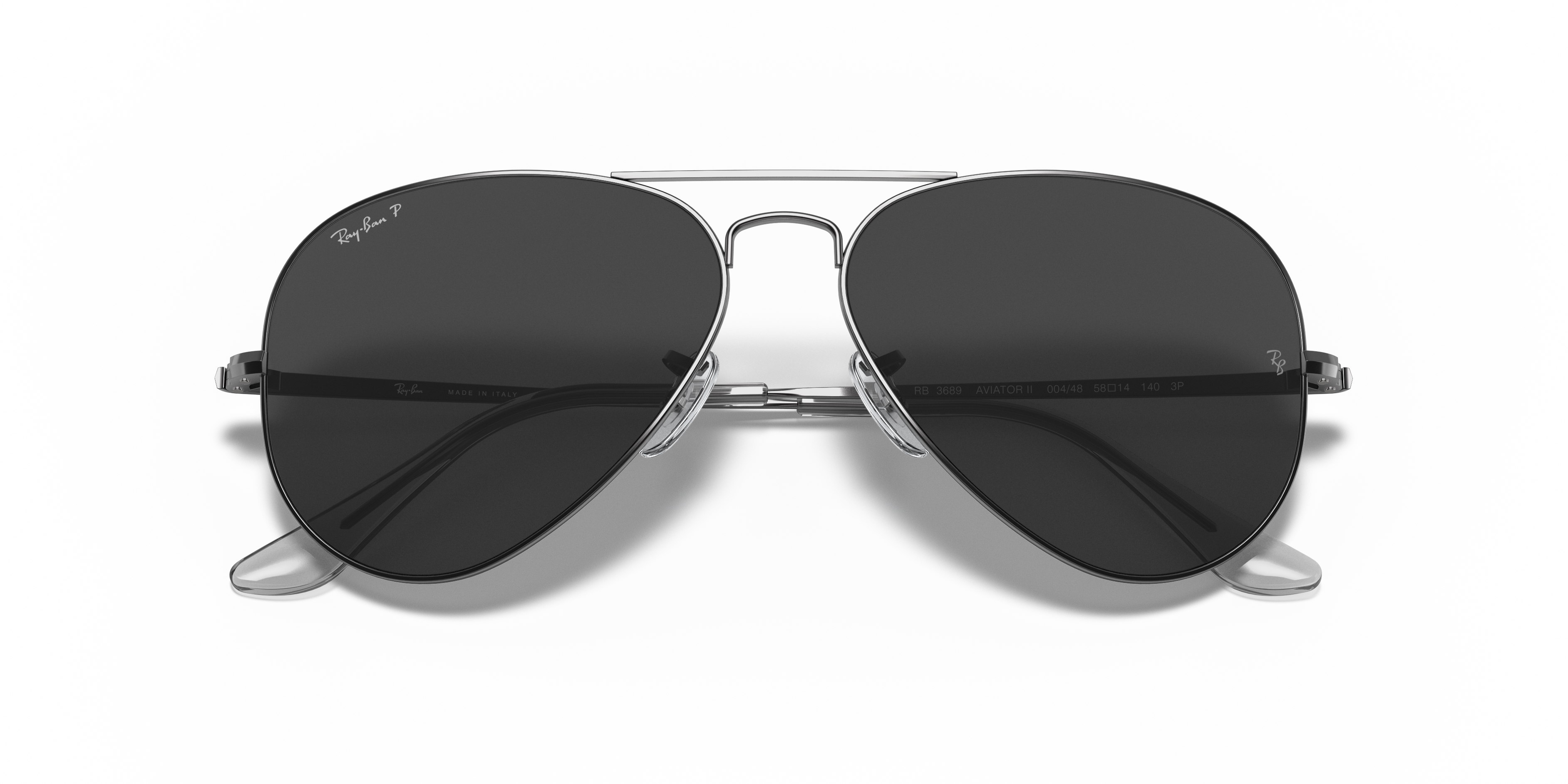 RAY-BAN RB3689 AVIATOR METAL II 004/48 58