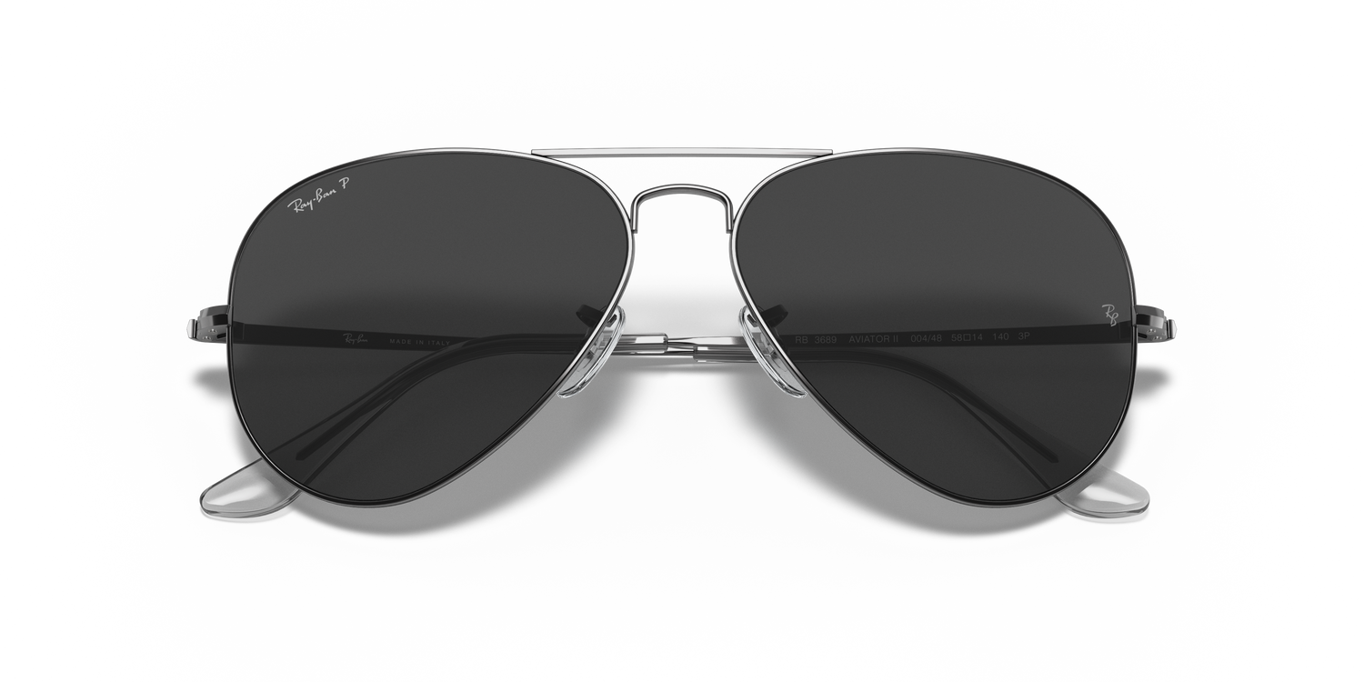 RAY-BAN RB3689 AVIATOR METAL II 004/48 62